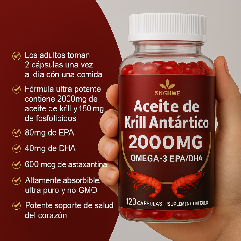 Aceite de Krill - Aumenta la Testosterona y la Vitalidad