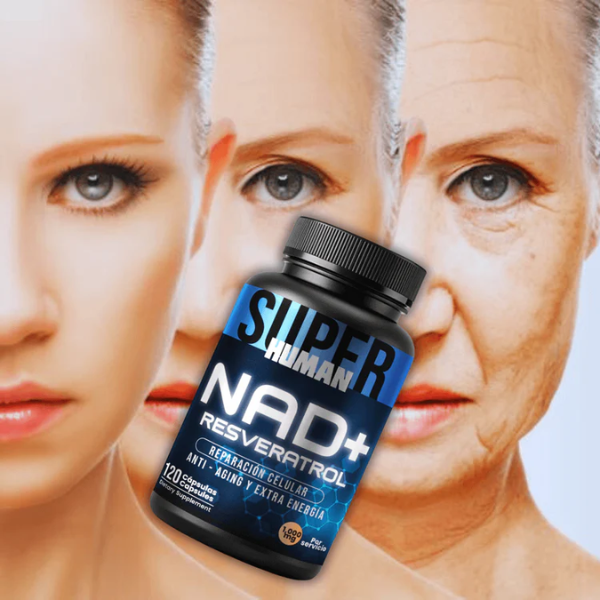💊NAD + Resveratrol - Cápsulas de Reparación Celular Antienvejecimiento y Energía Extra