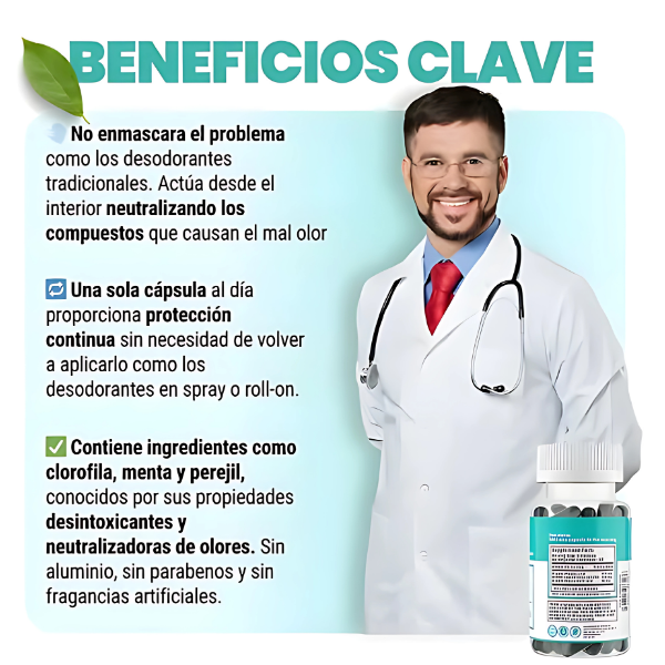 DEOS™ - Desodorante Corporal Natural