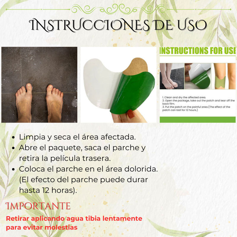 ReliefPro™ Parche Natural para Aliviar Dolores Articulares