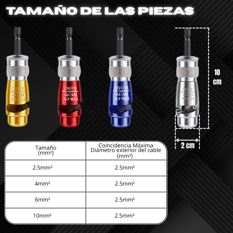 WirePro™ - Herramienta para pelar y torcer cables