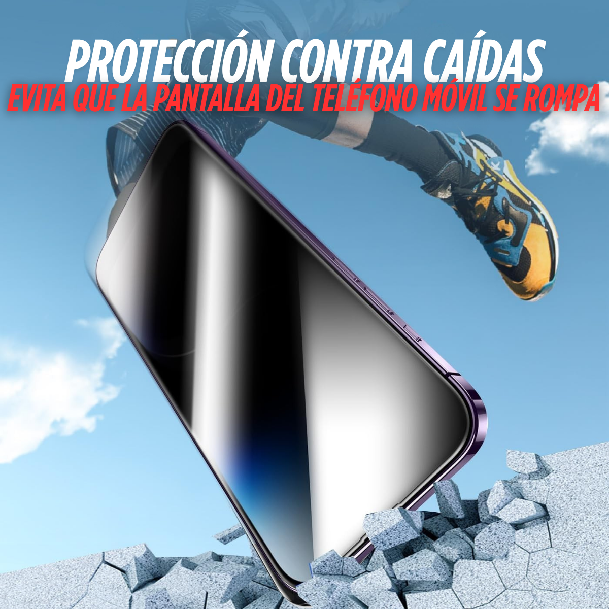 NanoScreen™ - Nanotecnología previene el 99% de accidentes telefónicos.