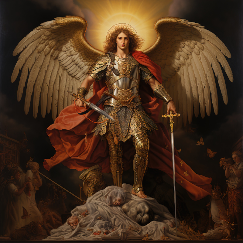 Colgante San Miguel Arcángel - Protege tu alma y tu camino.