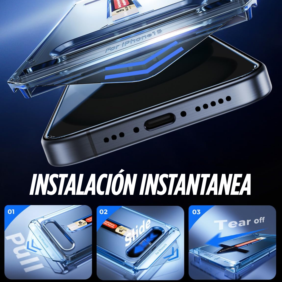 NanoScreen™ - Nanotecnología previene el 99% de accidentes telefónicos.