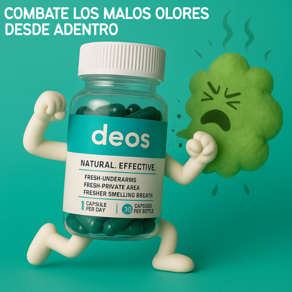 DEOS™ - Desodorante Corporal Natural