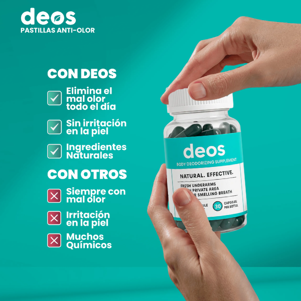 DEOS™ - Desodorante Corporal Natural