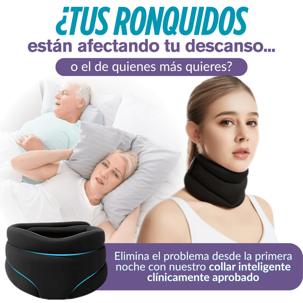 SleepFlex™ Faja Cervical Antironquidos