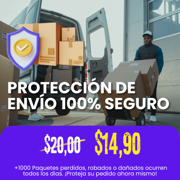 Protección de envío - PEDIDO 100% SEGURO