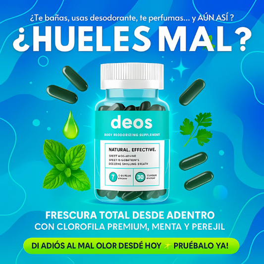 DEOS™ - Desodorante Corporal Natural