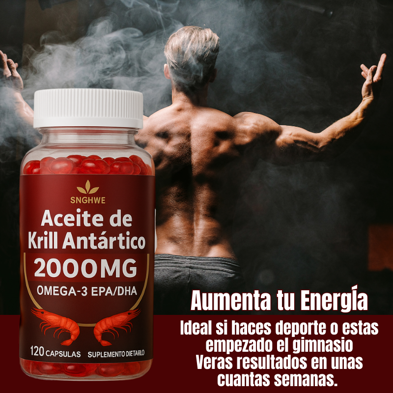 Aceite de Krill - Aumenta la Testosterona y la Vitalidad