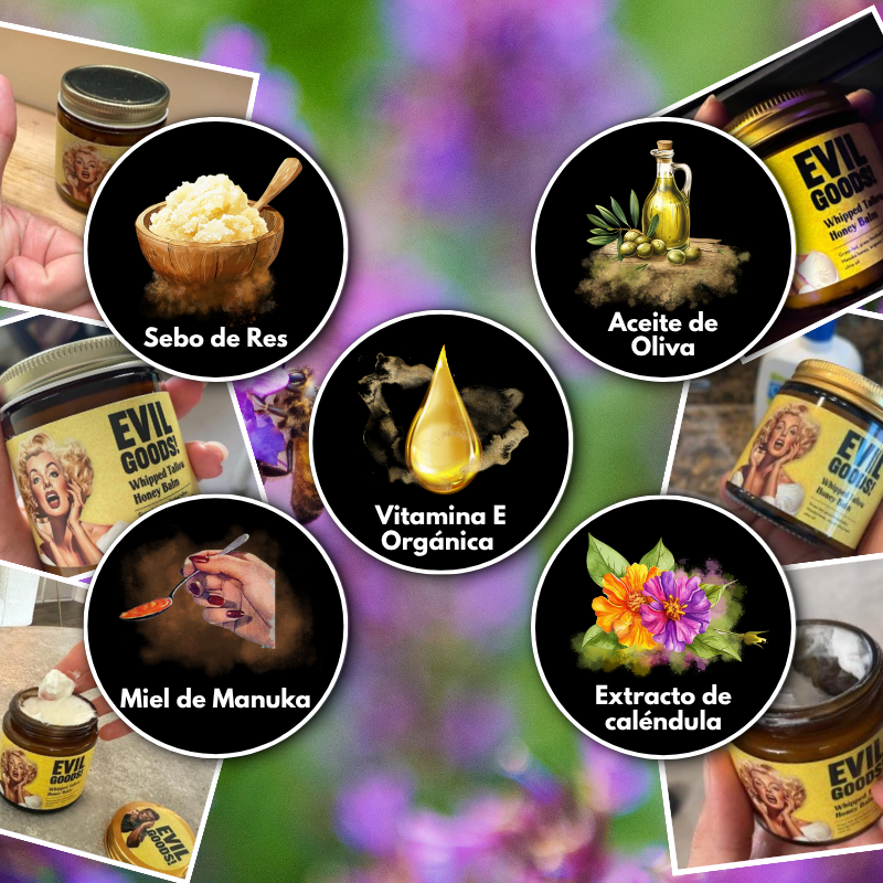 EVIL GOODS™ - Bálsamo de Miel y Sebo de Res Anti-Envejecimiento