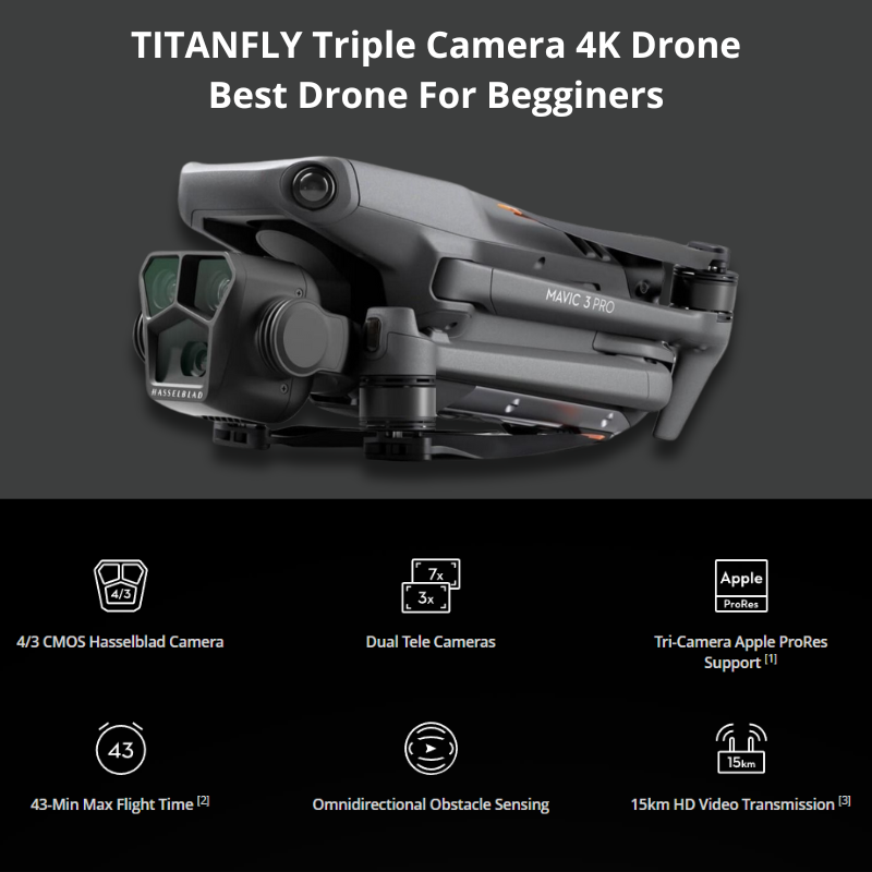 TITANFLY™ El Dron 4K Definitivo para tus Aventuras!