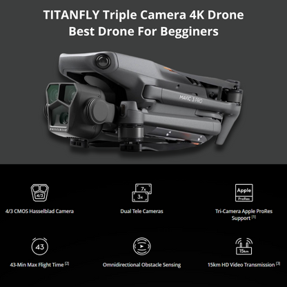 TITANFLY™ El Dron 4K Definitivo para tus Aventuras!