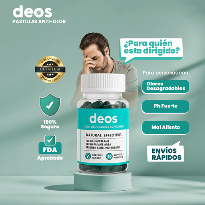 DEOS™ - Desodorante Corporal Natural