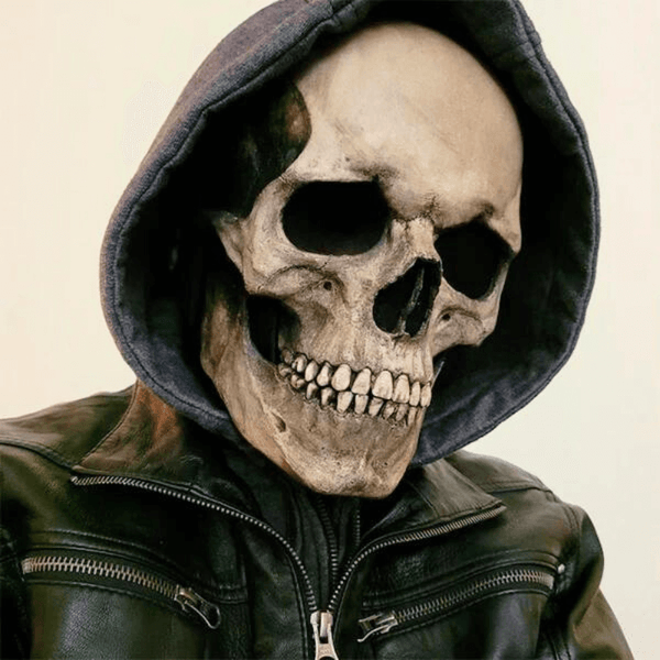 SkullMask™ - Máscara de Calavera con Mandíbula Móvil