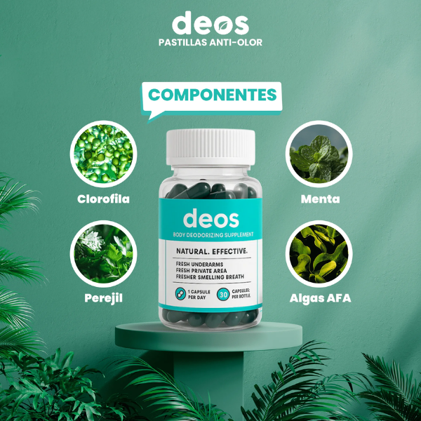 DEOS™ - Desodorante Corporal Natural