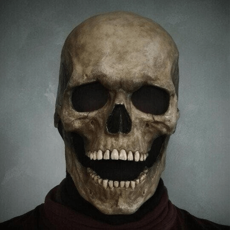 SkullMask™ - Máscara de Calavera con Mandíbula Móvil