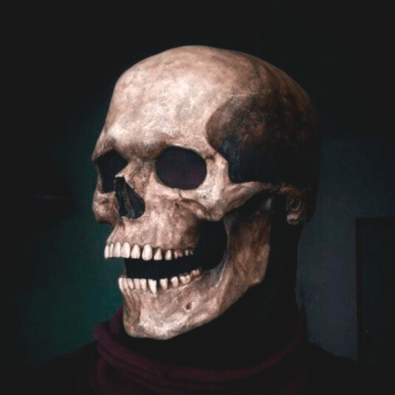 SkullMask™ - Máscara de Calavera con Mandíbula Móvil