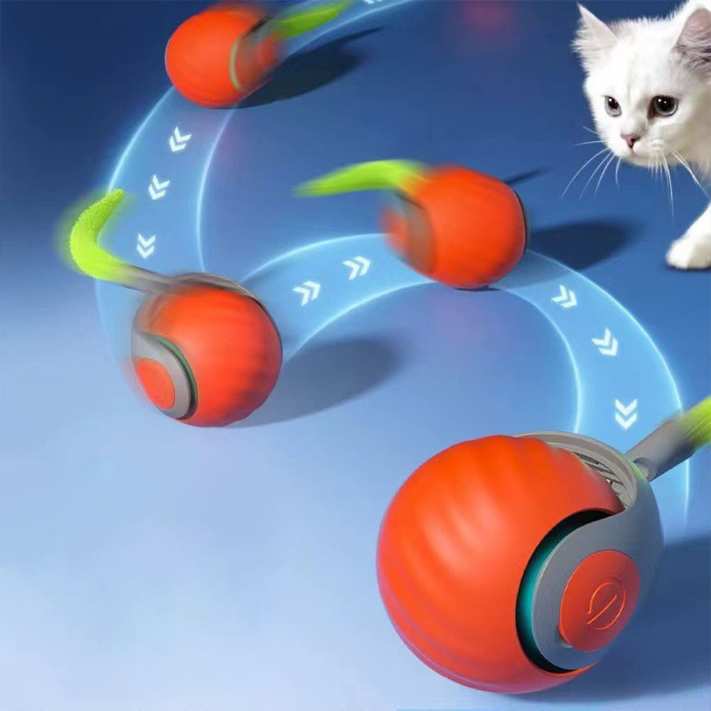 Miau™- Juguete Interactivo de Pelota Eléctrica Rodante