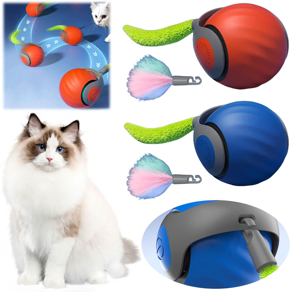 Miau™- Juguete Interactivo de Pelota Eléctrica Rodante