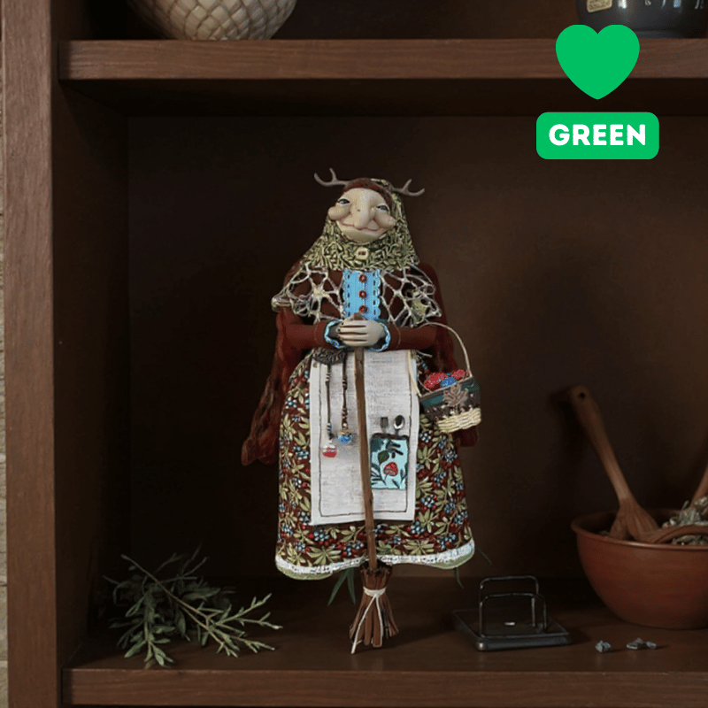 MyWitchyCharm™ Bruja de la Fortuna hecha a mano