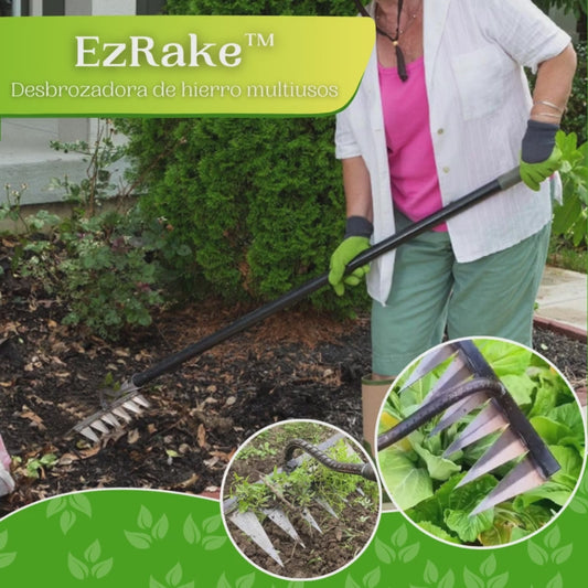 EzRake™ - Desbrozadora de hierro multiusos